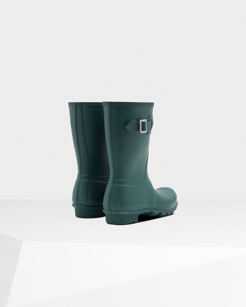 Botas de Lluvia Cortas Hunter Mujer - Original - Verdes - MVTKHDR-62